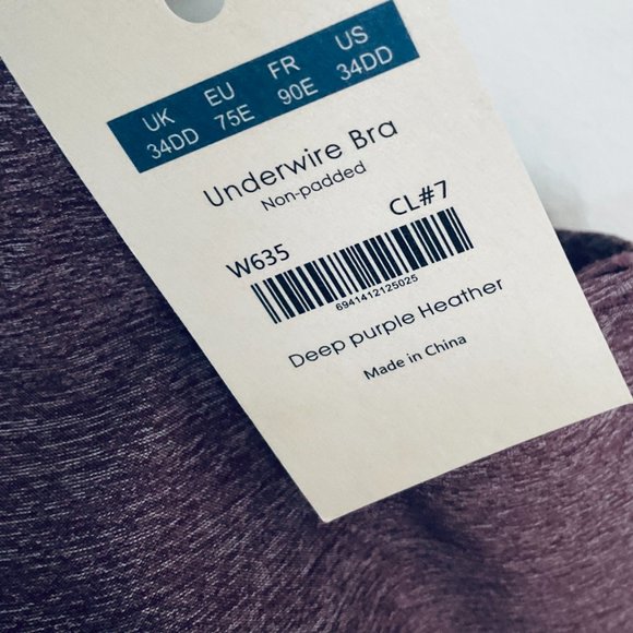 AISILIN Women's Underwire Bra NWT Size 34DD - Picture 9 of 9